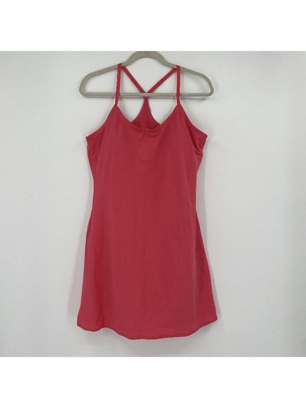Outdoor Voices Women's Exercise Dress Size XL Pink Lined Bike Shorts
